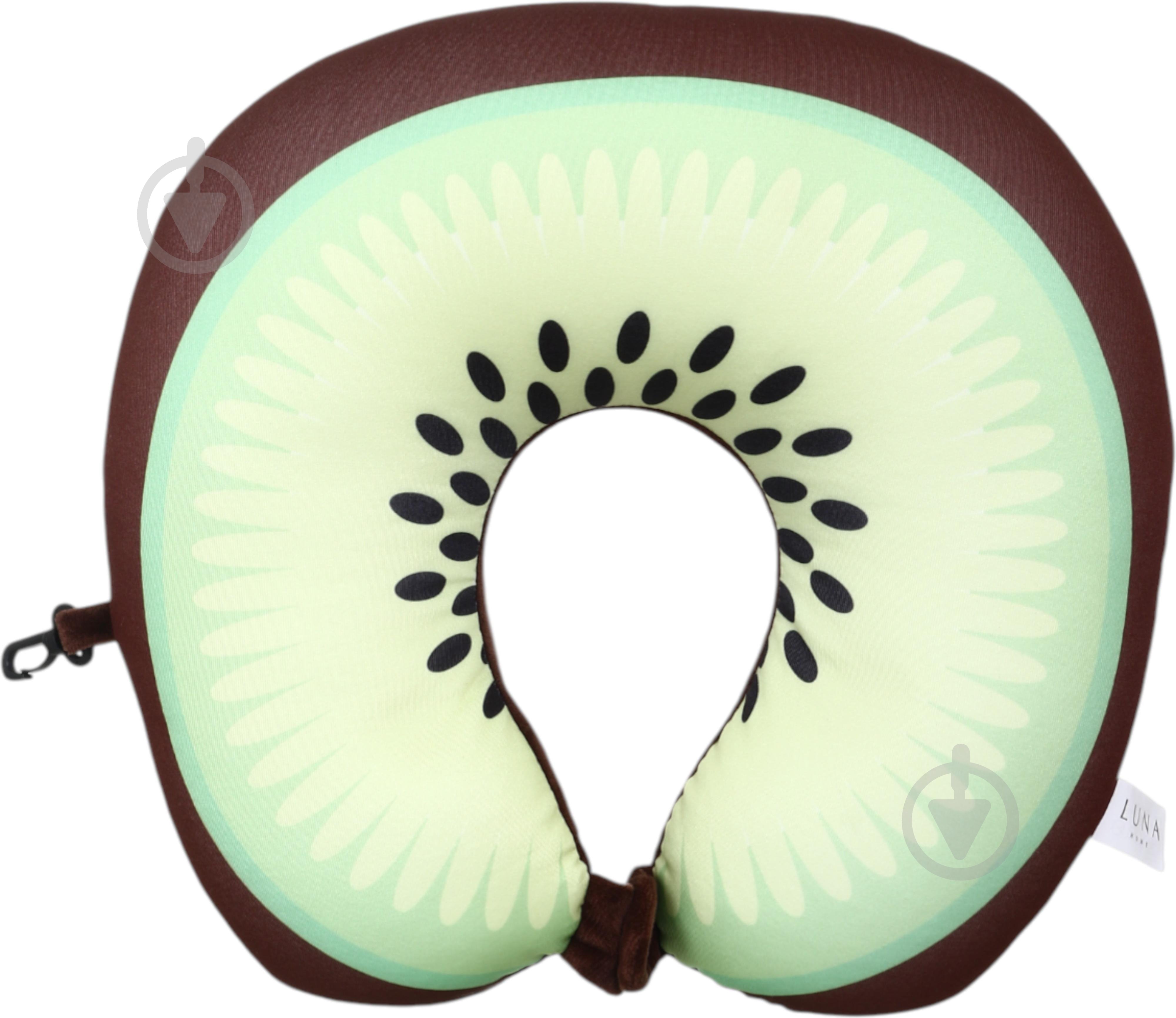 Подушка дорожня Kiwi Luna 30x30 см різнокольоровий - фото 1