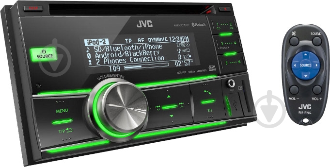 Автомагнитола JVC KW-SD70BTEYD - фото 3 Автомагнитола JVC KW-SD70BTEYD - фото 3