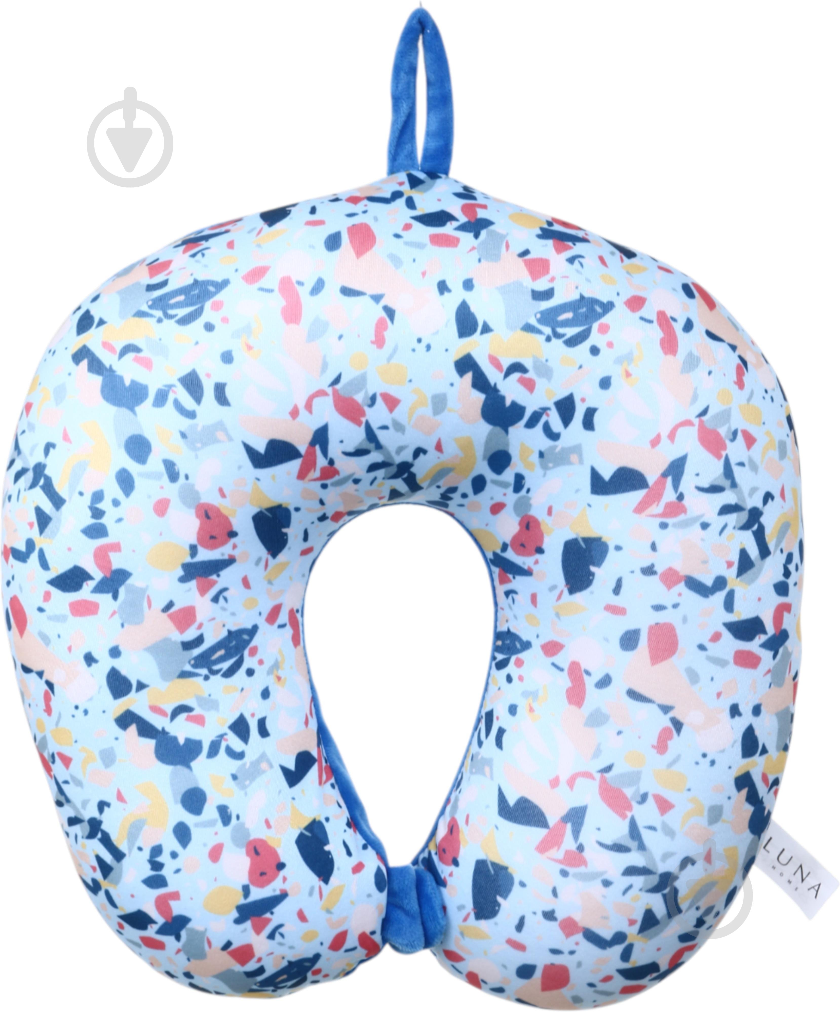 Подушка дорожня Confetti Blue Luna 30x30 см різнокольоровий - фото 2