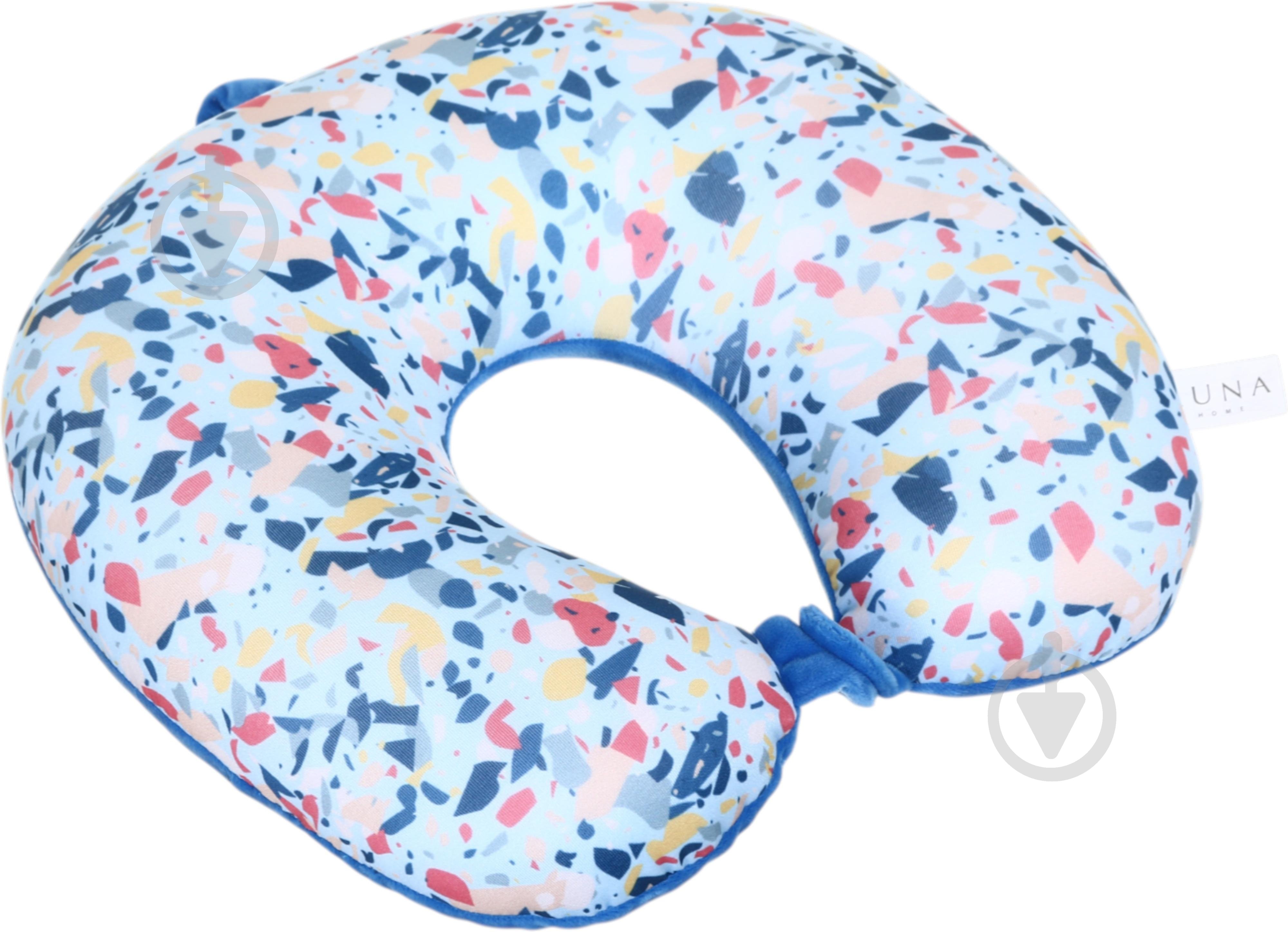 Подушка дорожня Confetti Blue Luna 30x30 см різнокольоровий - фото 1