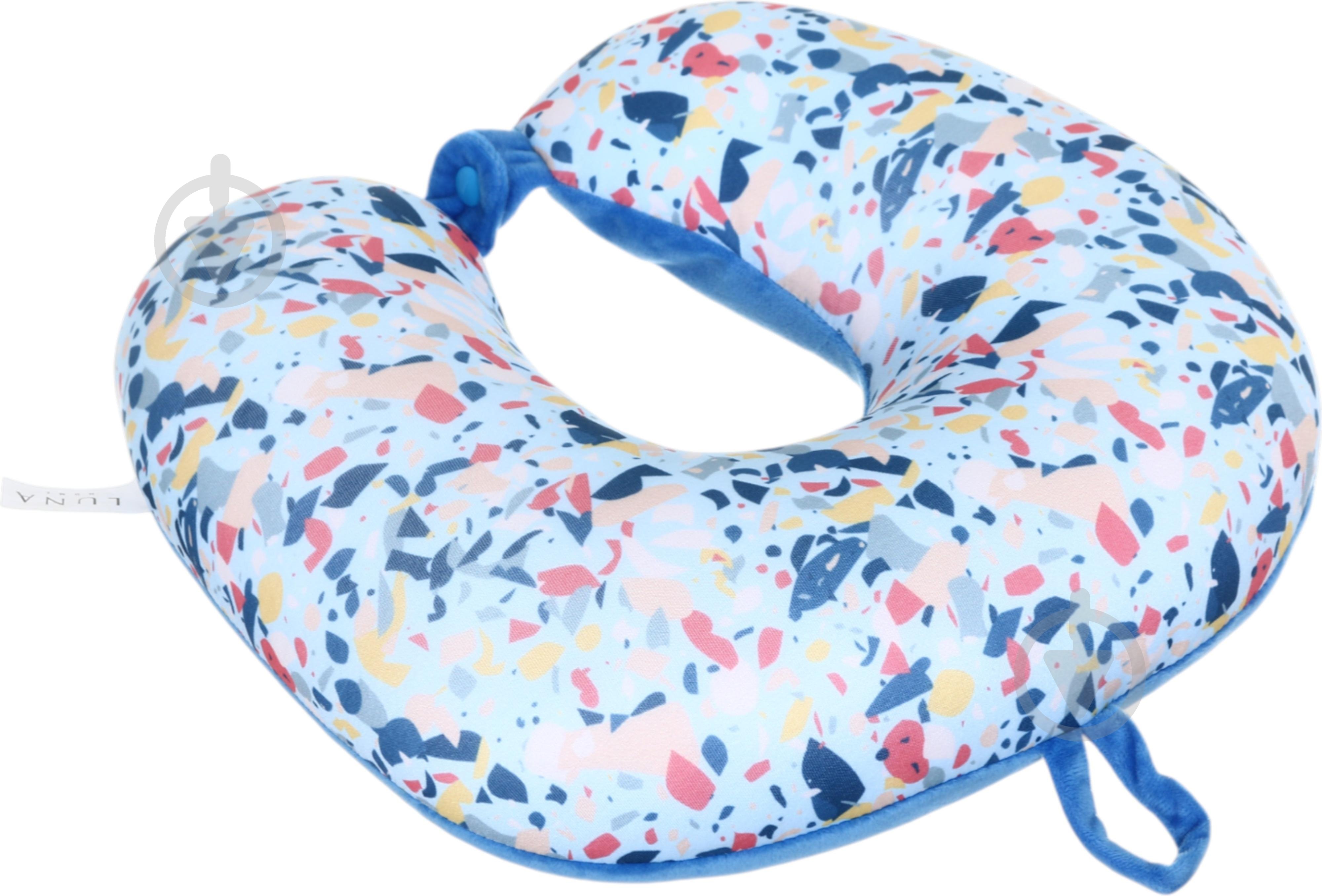 Подушка дорожня Confetti Blue Luna 30x30 см різнокольоровий - фото 6