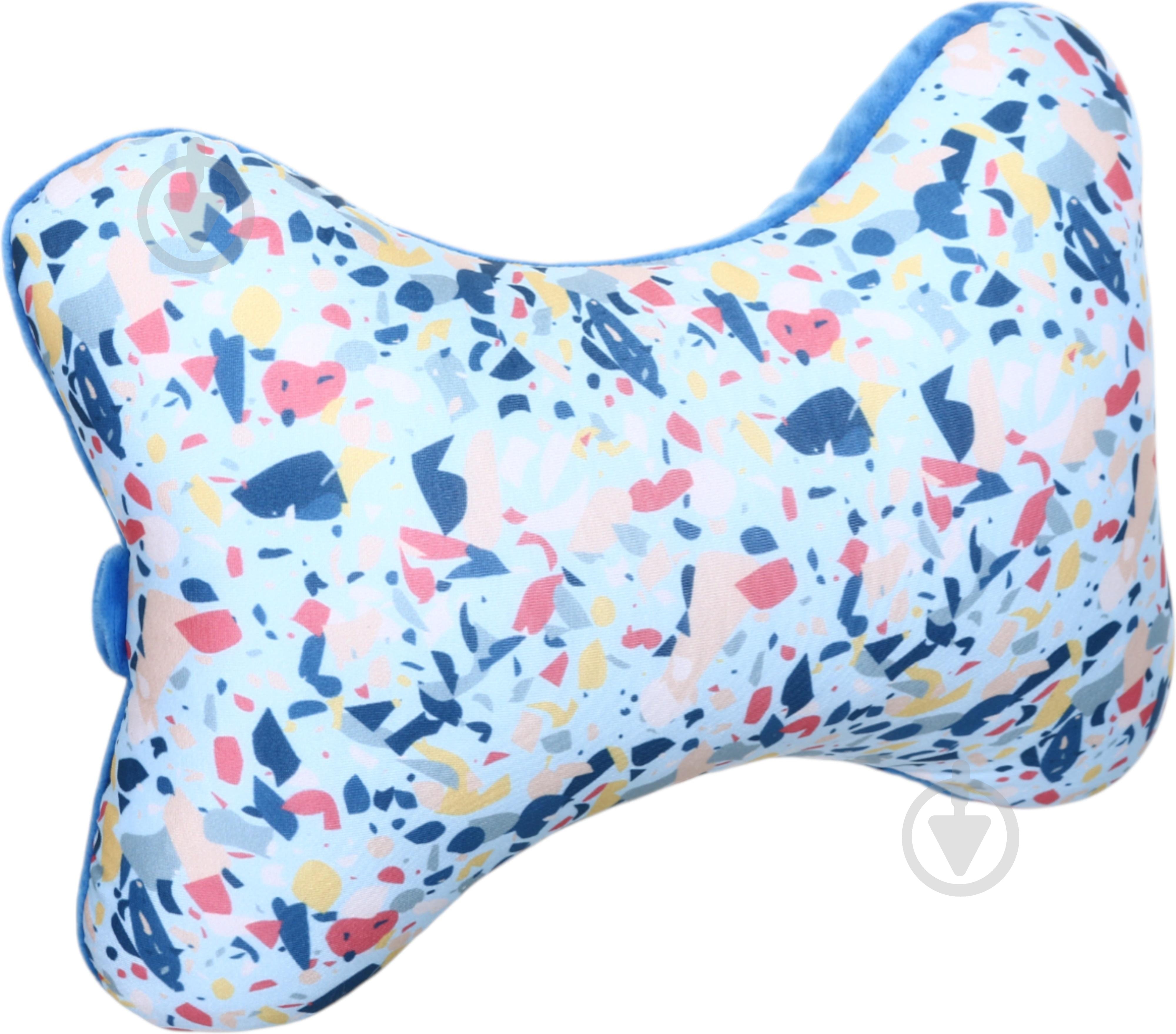Подушка дорожня Confetti Blue Luna 30x16 см різнокольоровий - фото 2