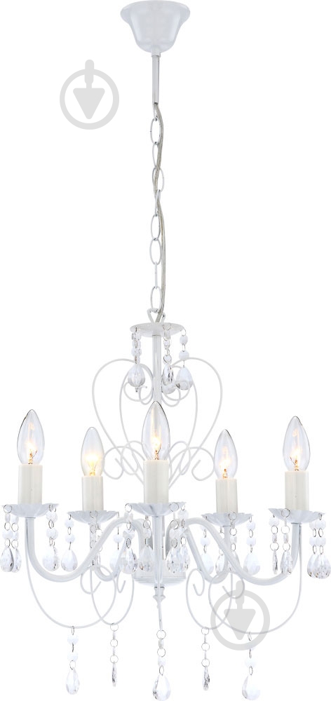 Люстра подвесная Globo Pinja 5xE14 белый 63126-5 - фото 1