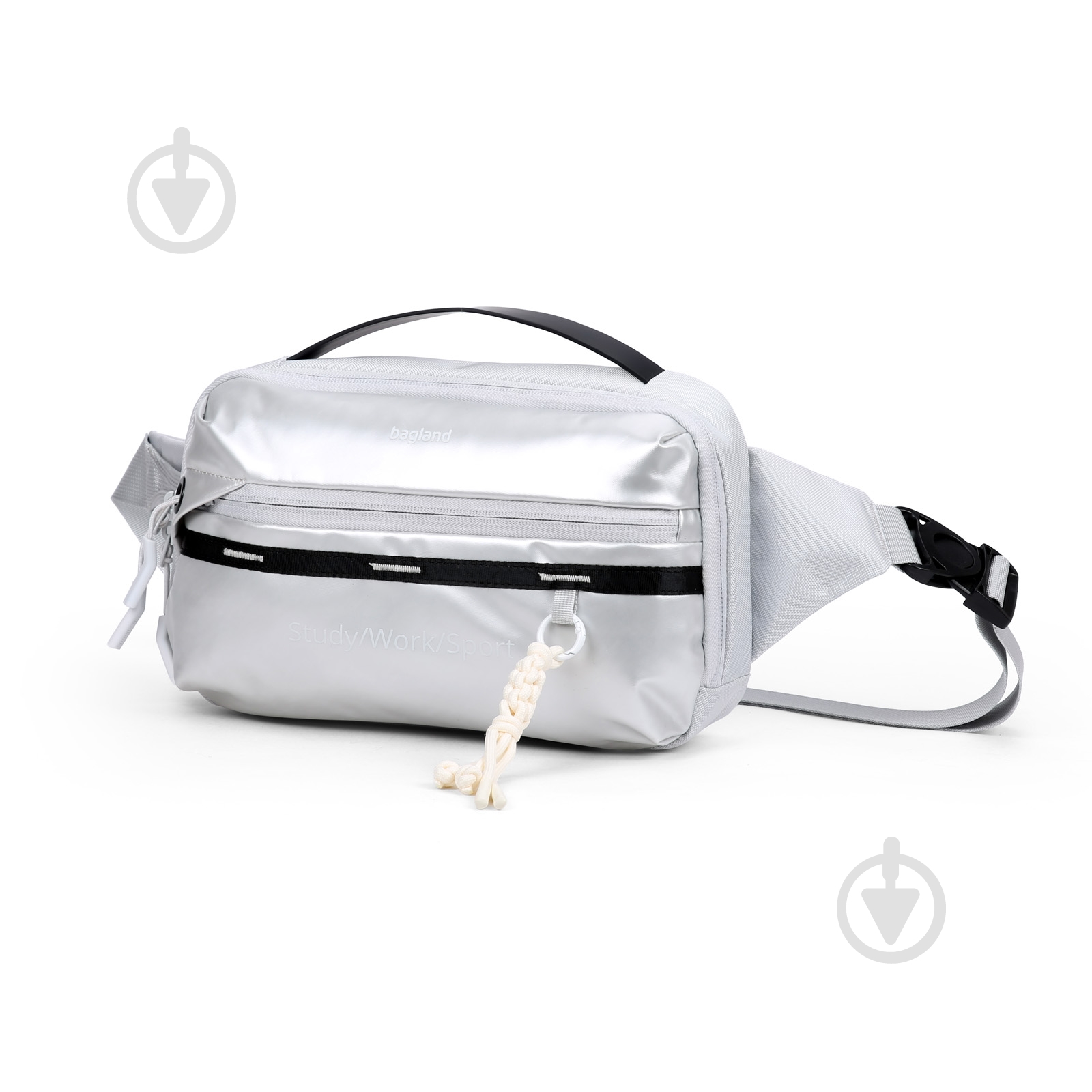 Сумка-рюкзак Bagland City Flowen Light Grey - фото 2