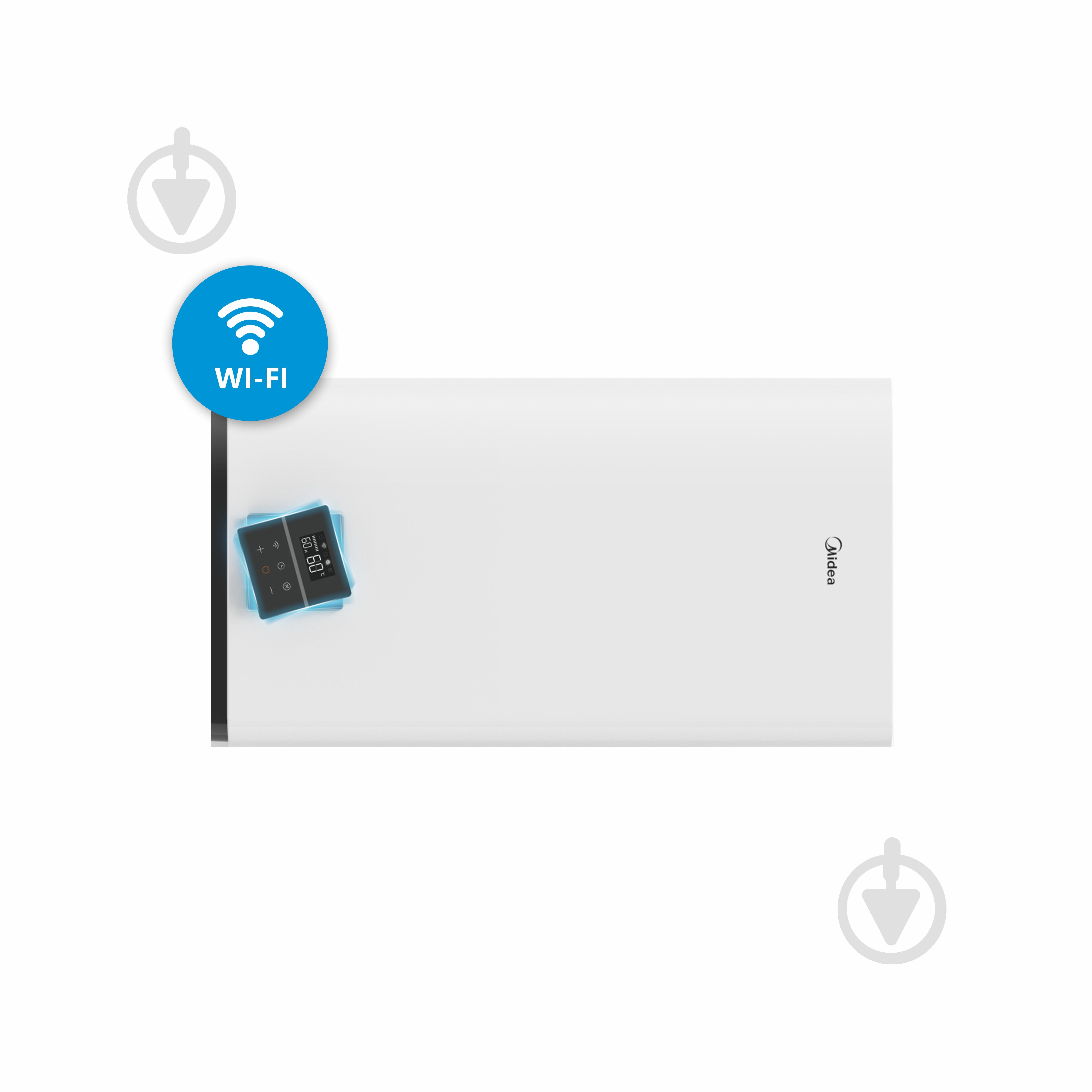 Бойлер Midea D100-20ED6(W) PRIME WiFI - фото 3 Бойлер Midea D100-20ED6(W) PRIME WiFI - фото 3