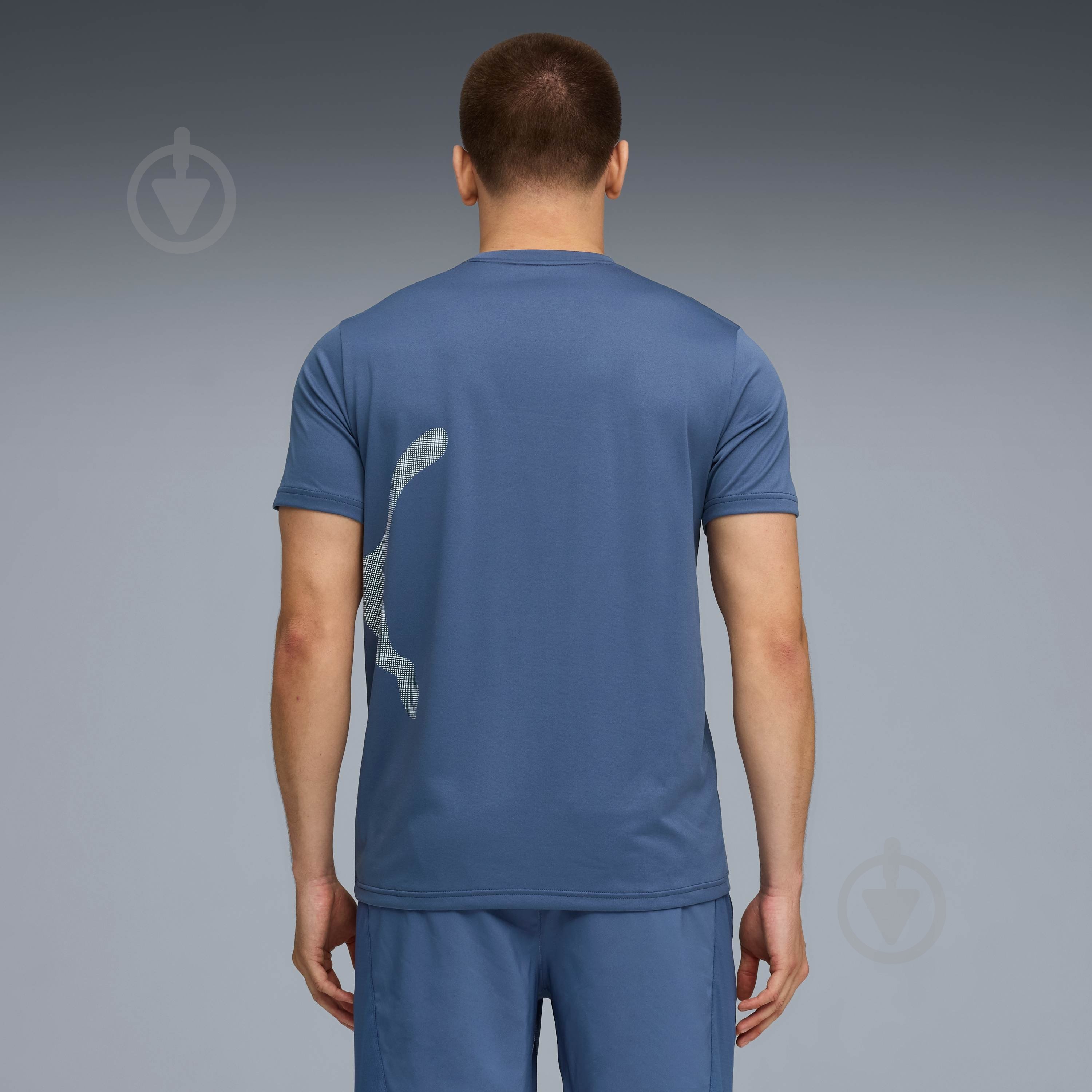 Футболка Puma TAD BIG LOGO Tee 52672180 р.XL синий - фото 2 Футболка Puma TAD BIG LOGO Tee 52672180 р.XL синий - фото 2