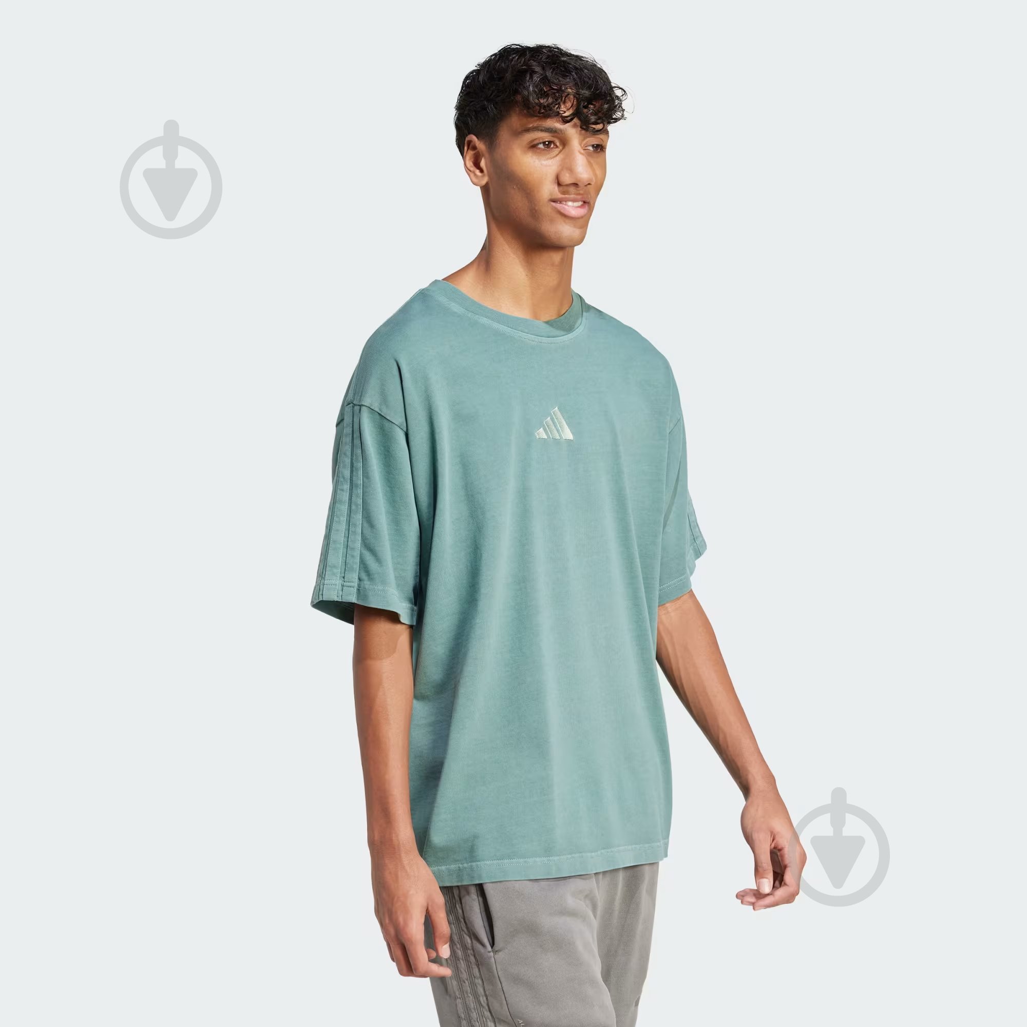 Футболка Adidas M A SZN W T JN0610 р.XL зеленый - фото 3