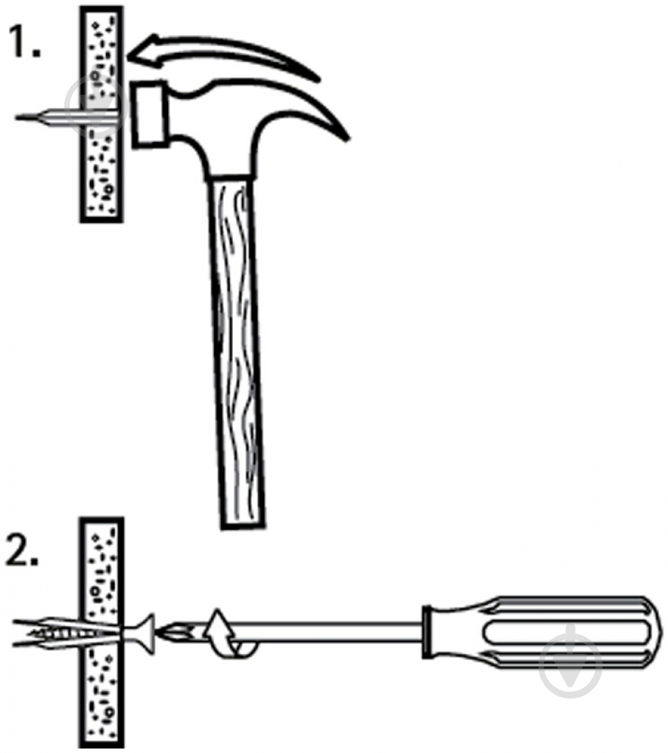 Супергипсгвоздь для гипсокартона уп. 4 шт - фото 4