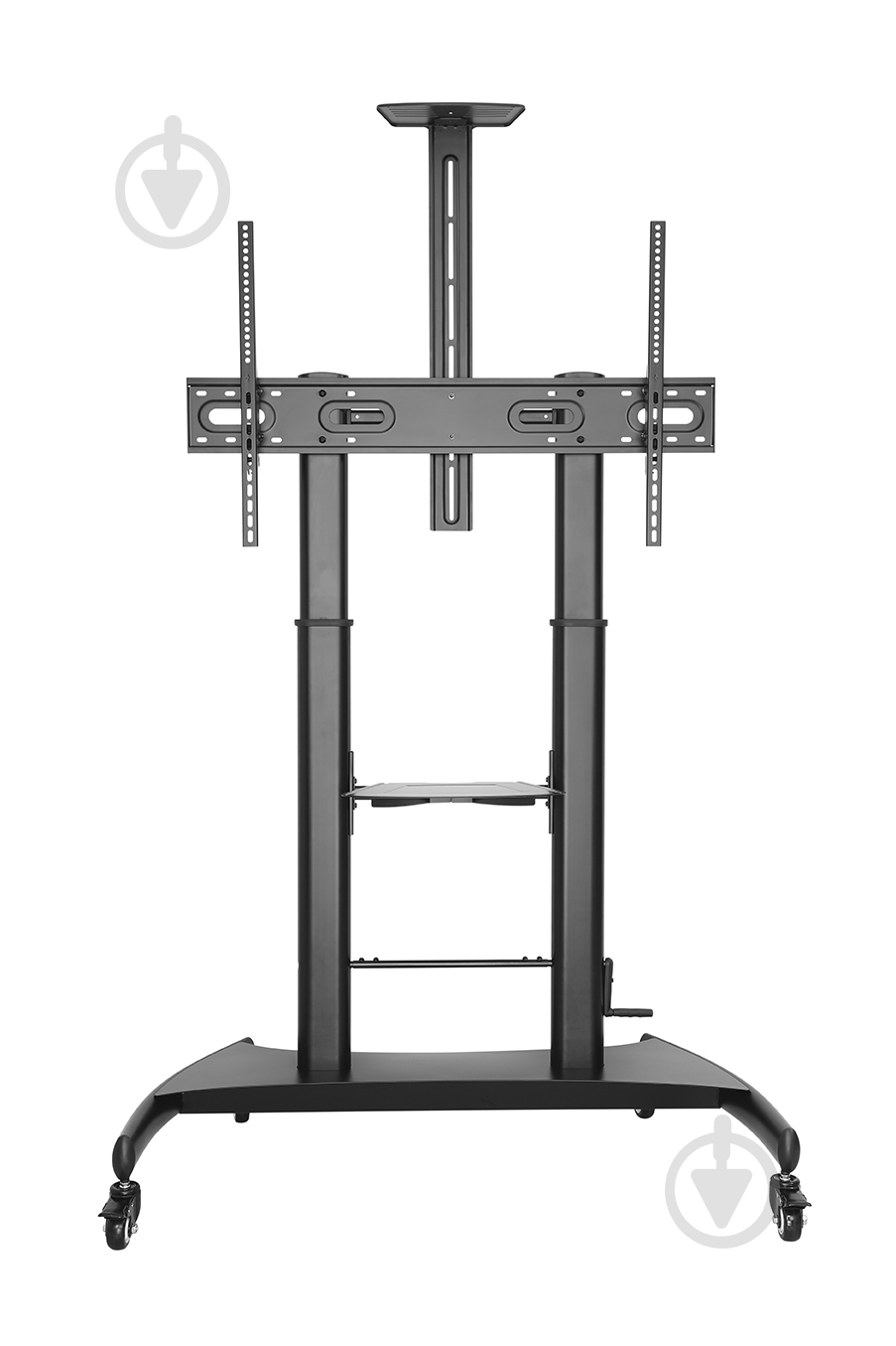 Мобильная подставка Gembird TVS-100T-02 с регулировкой высоты и колесиками наклонные 60"-100" черный - фото 2 Мобильная подставка Gembird TVS-100T-02 с регулировкой высоты и колесиками наклонные 60"-100" черный - фото 2