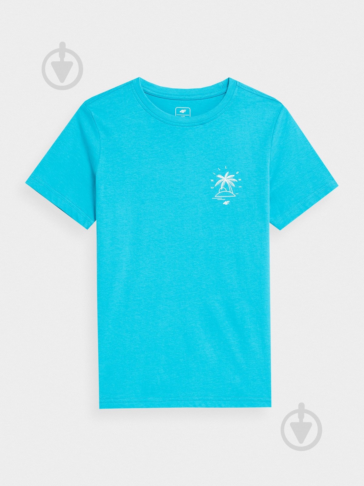 Футболка 4F 4FJSS23TTSHM286-35S р.152 бирюзовый - фото 1
