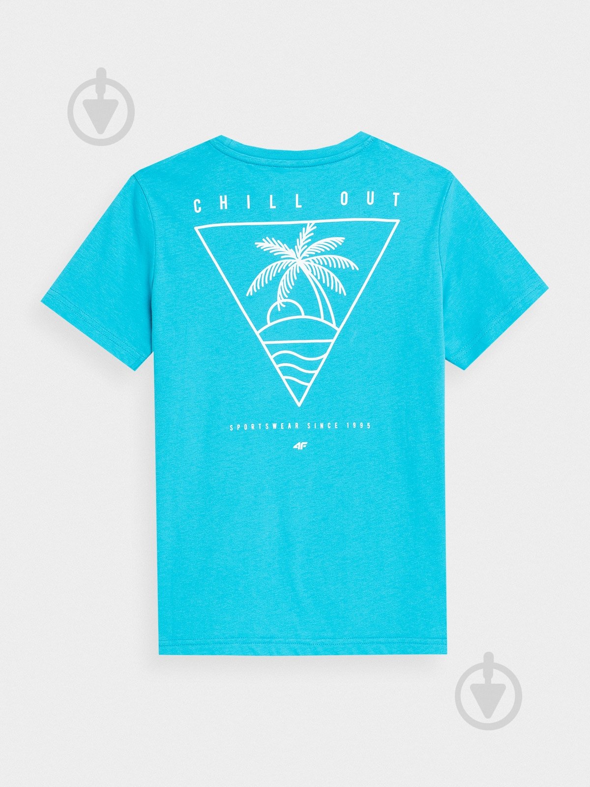 Футболка 4F 4FJSS23TTSHM286-35S р.152 бирюзовый - фото 2
