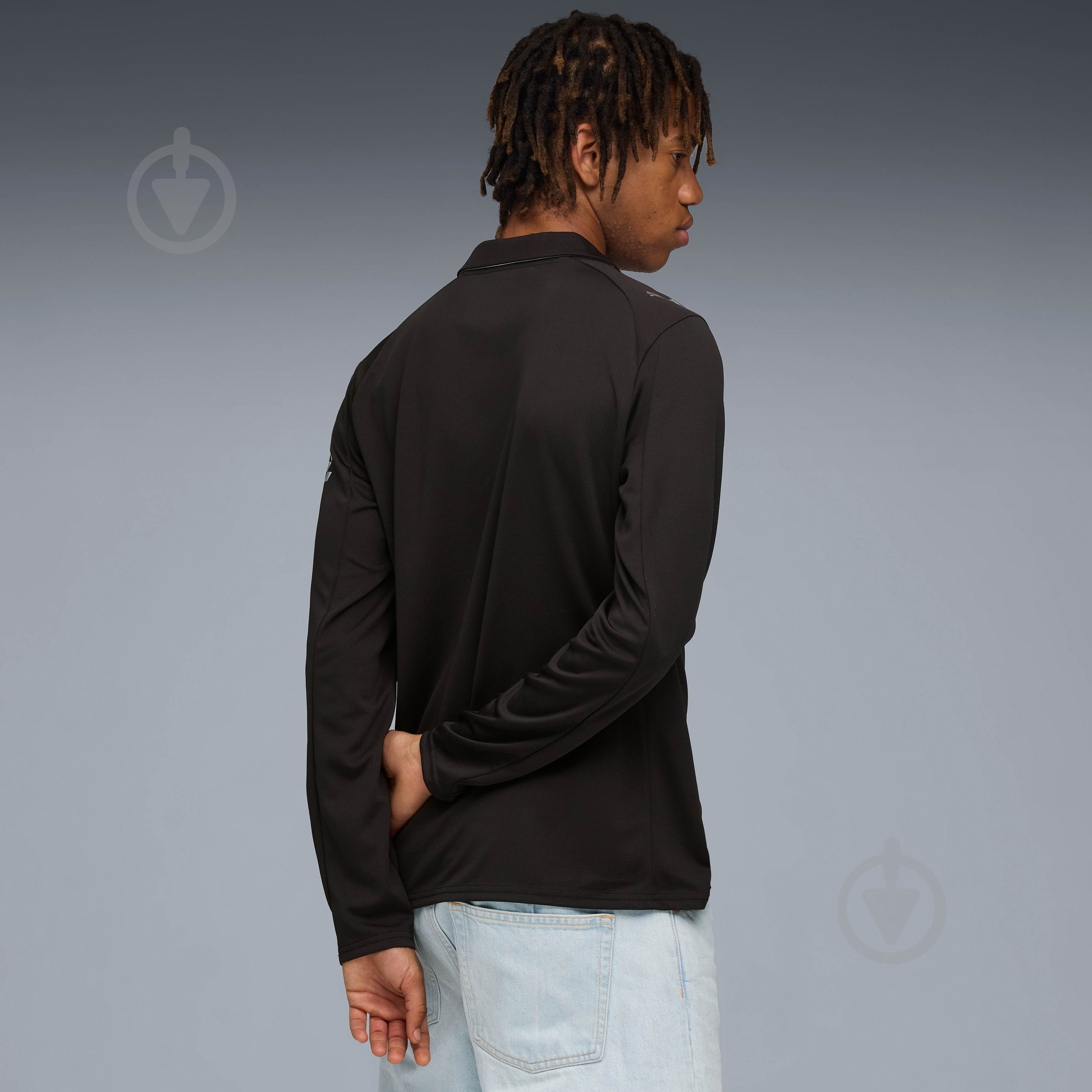 Футболка Puma MCFC Away Jersey Replica LS 78035102 р.S синий - фото 2 Футболка Puma MCFC Away Jersey Replica LS 78035102 р.S синий - фото 2