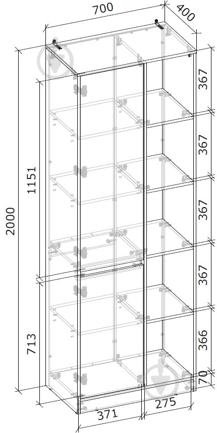 Офисная модульная система Грейд Кабинет руководителя Ален - фото 8