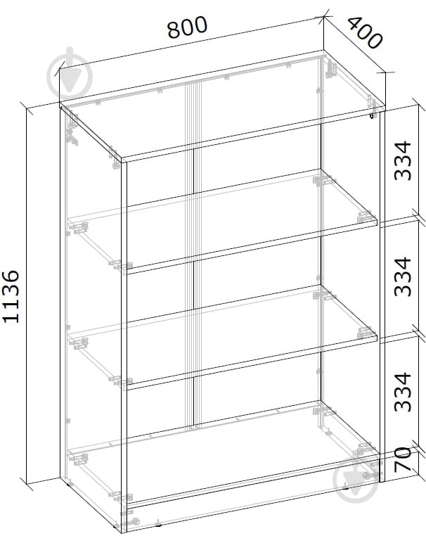 Офисная модульная система Грейд Кабинет руководителя Ален - фото 9