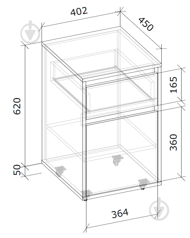 Офисная модульная система Грейд Кабинет руководителя Ален - фото 7