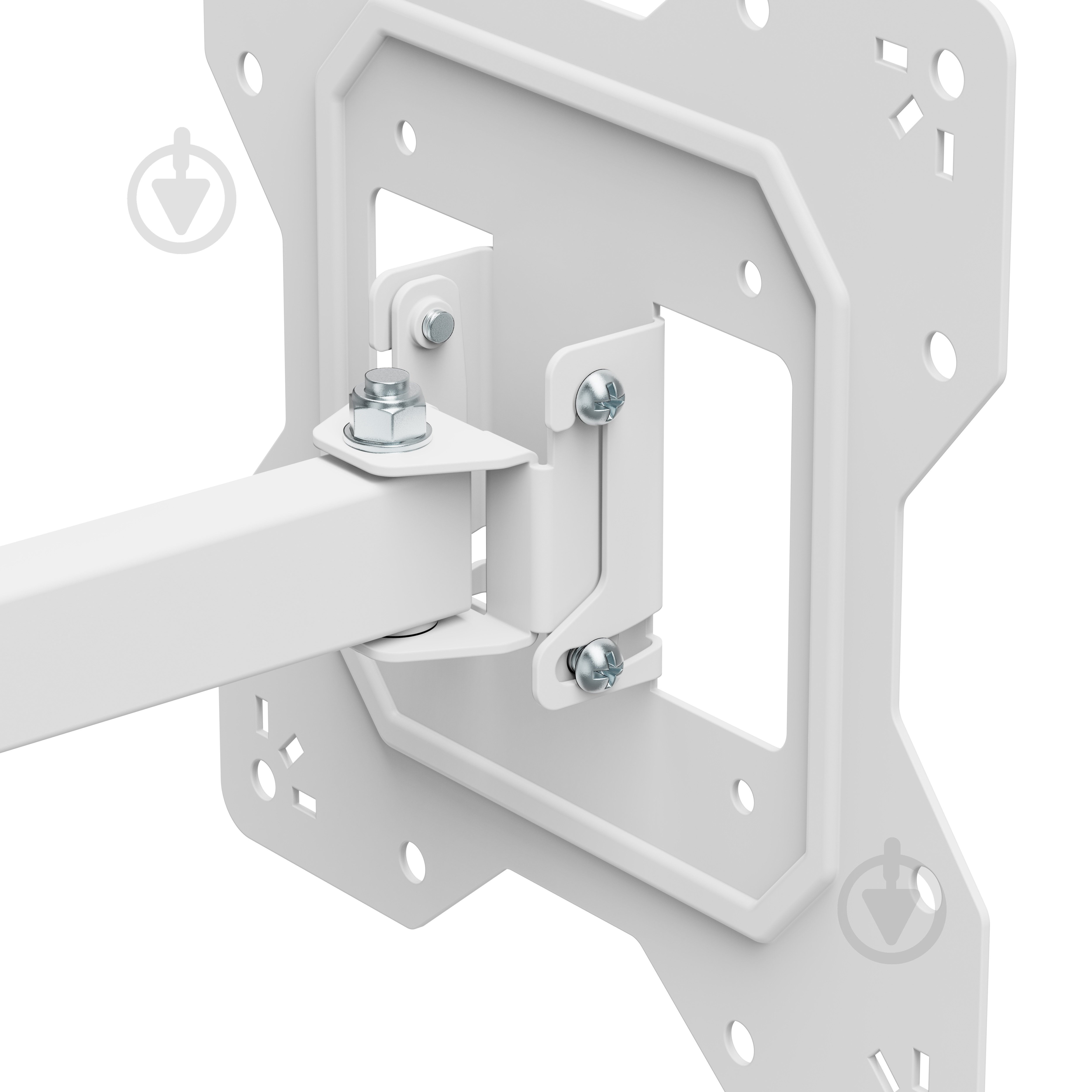 Кріплення для телевізора Kivi Motion-223W, 30кг, поворотно-похилі 23"-43" білий - фото 12