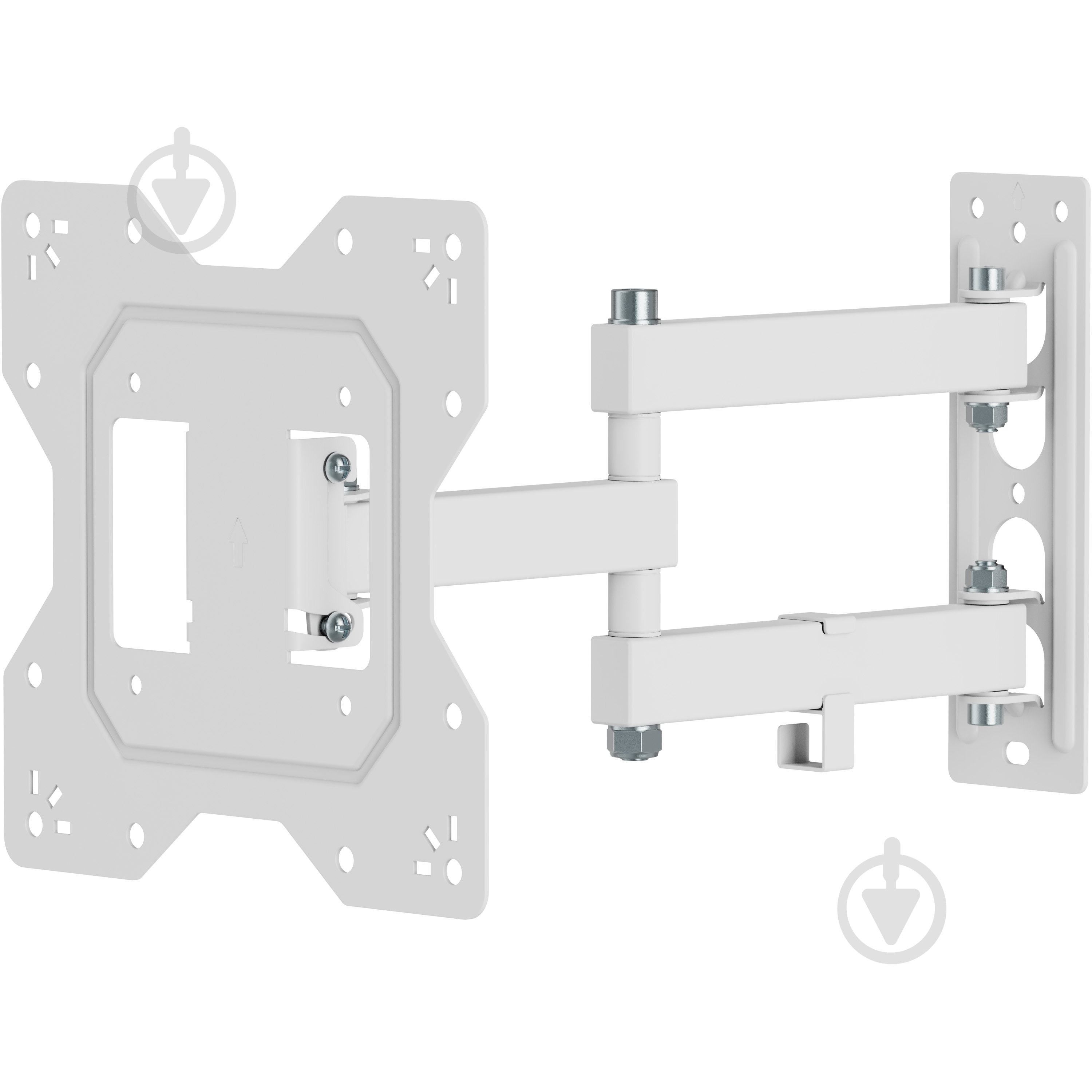 Кріплення для телевізора Kivi Motion-223W, 30кг, поворотно-похилі 23"-43" білий - фото 3