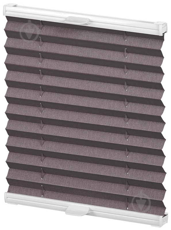 Штора-плиссе Rollotex ткань MELANGE TERMO 101х55 см коричневая - фото 3