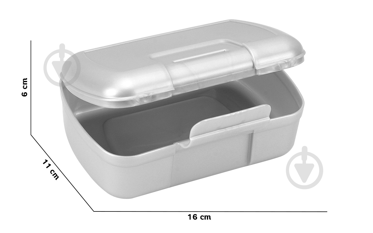 Ланч-бокс ТехноК перламутровый 7808 - фото 2 Ланч-бокс ТехноК перламутровый 7808 - фото 2