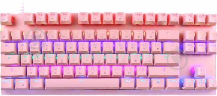 ᐉ Клавиатура Motospeed K82 Hot-Swap Outemu Blue USB pink