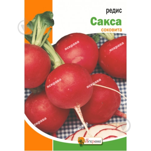 Семена Яскрава редис Сакса 20 г (4823069898465) - фото 1
