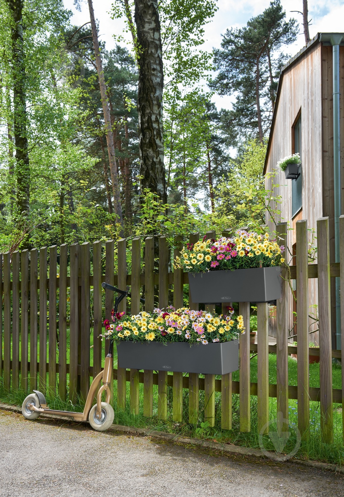 Кашпо Lechuza Balconera Color 50 прямокутний 8 л сірий (15673) - фото 9