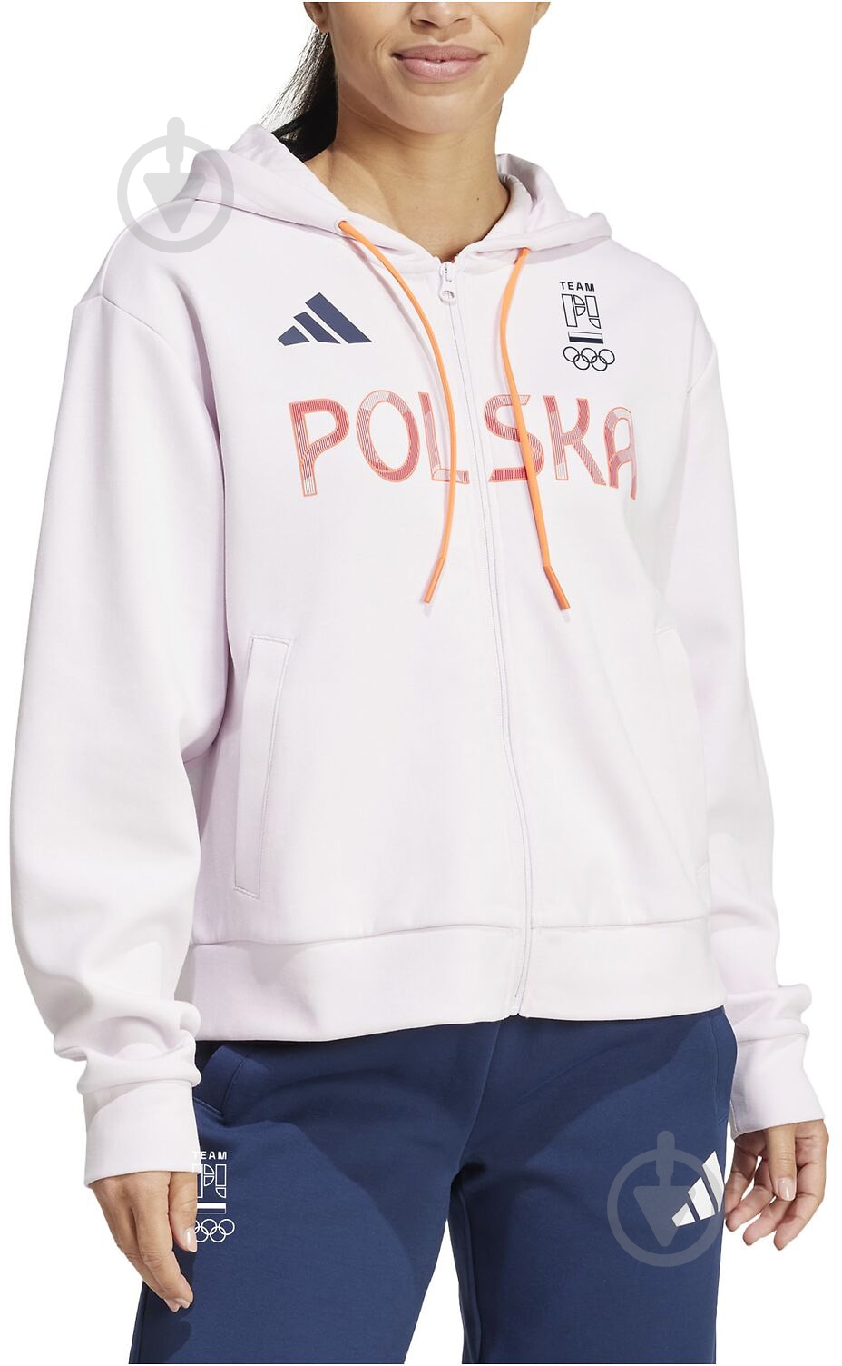 Джемпер Adidas JF6705 р.XL белый - фото 2