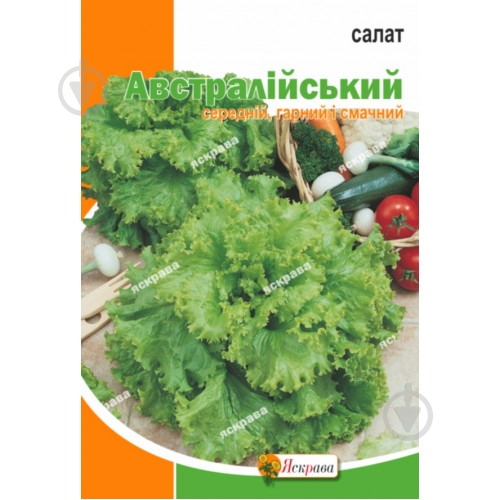 Семена Яскрава салат Австралийский 5 г (4823069918620) - фото 1 Семена Яскрава салат Австралийский 5 г (4823069918620) - фото 1