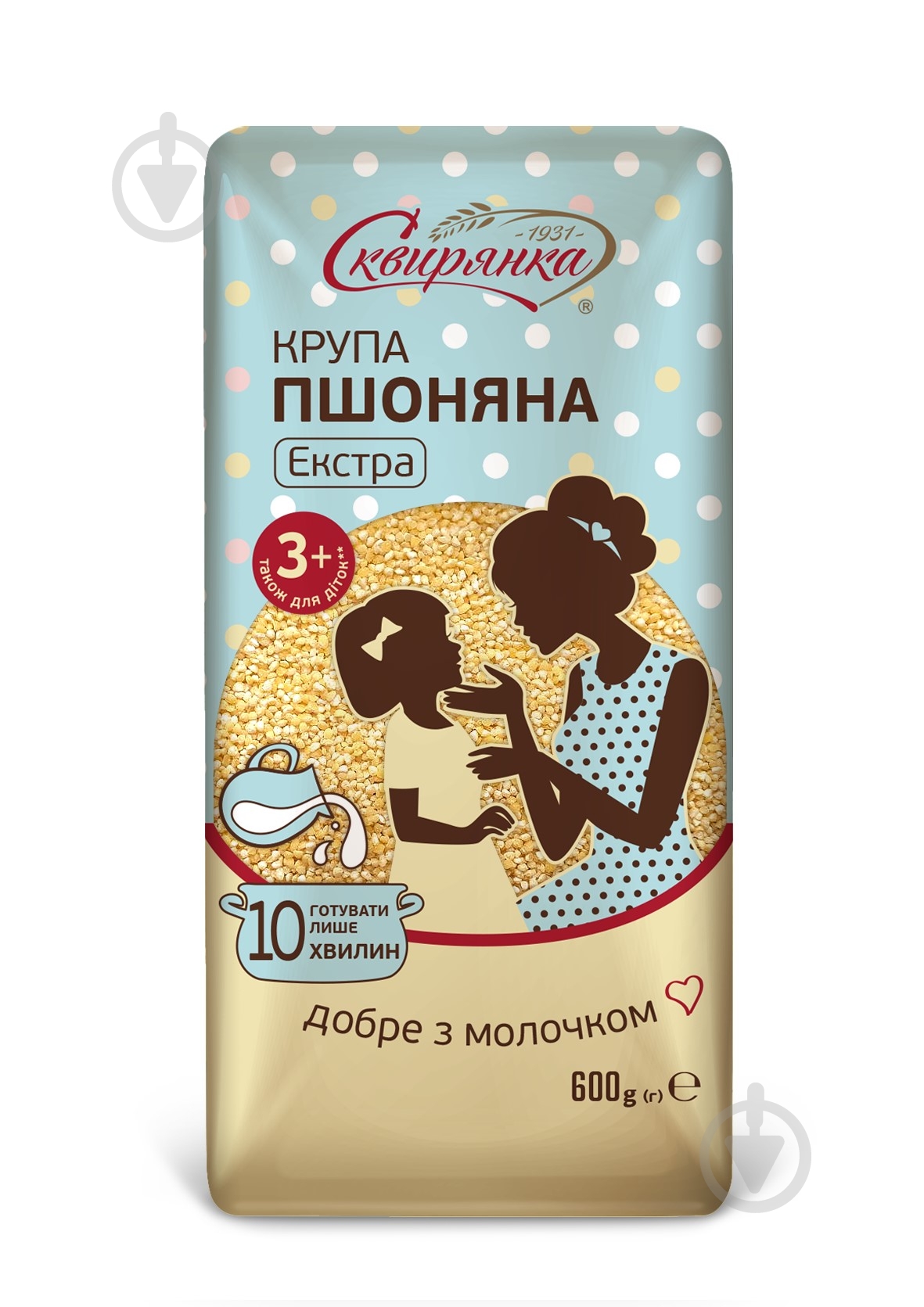 Крупа пшенная Сквирянка Экстра 600 г - фото 1