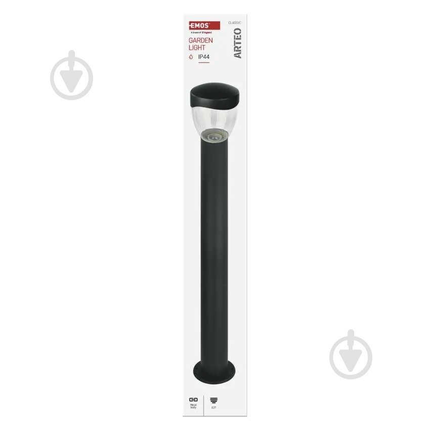 Світильник садовий Emos світлодіодний стовпчастий E27 15 Вт IP44 антрацит ZGA0C0P - фото 10