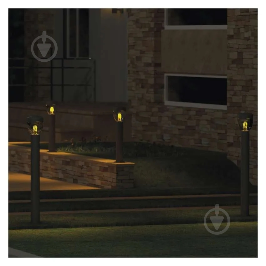 Світильник садовий Emos світлодіодний стовпчастий E27 15 Вт IP44 антрацит ZGA0C0P - фото 18