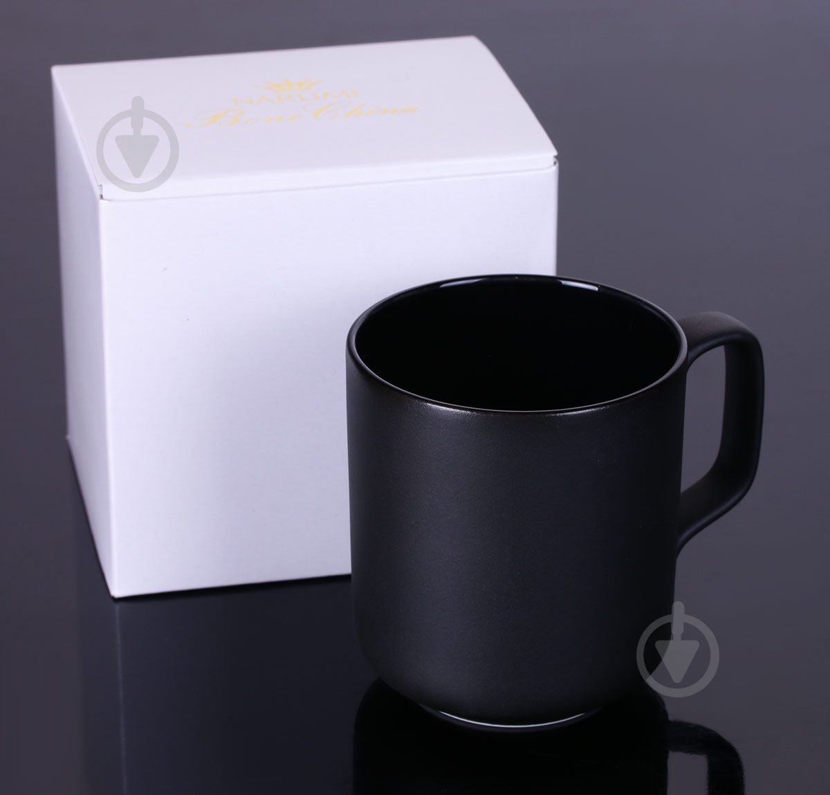 Чашка Narumi Matt&Shiny 330 мл черная в подарочной упаковке - фото 5 Чашка Narumi Matt&Shiny 330 мл черная в подарочной упаковке - фото 5