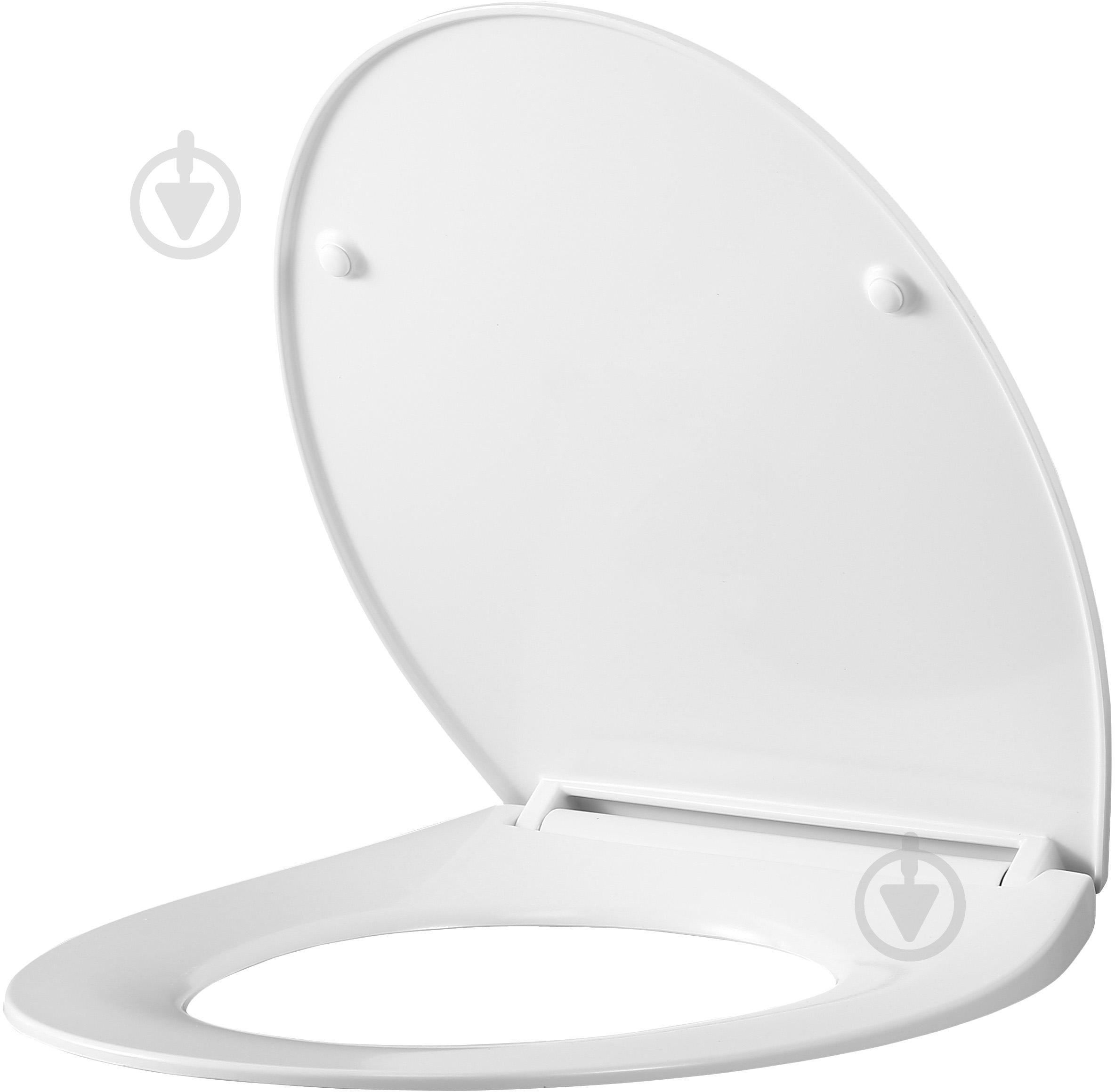 Сидіння для унітаза EGO SOFT CLOSE Quick release 42х37 см - фото 2