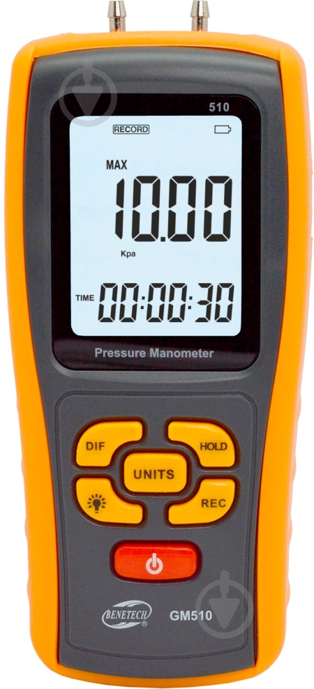 Микроманометр дифференциальный BENETECH GM510 - фото 1