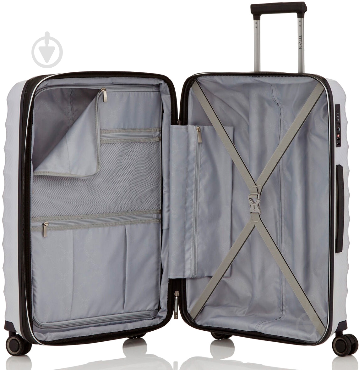 Чемодан Titan S 55 35 л белый Highlight - фото 5 Чемодан Titan S 55 35 л белый Highlight - фото 5