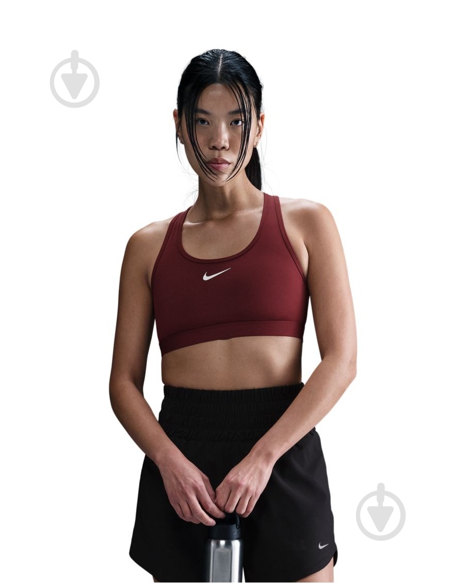Бра Nike W NK SWSH MED SPT BRA DX6821-619 р.S бордовий - фото 1 Бра Nike W NK SWSH MED SPT BRA DX6821-619 р.S бордовий - фото 1