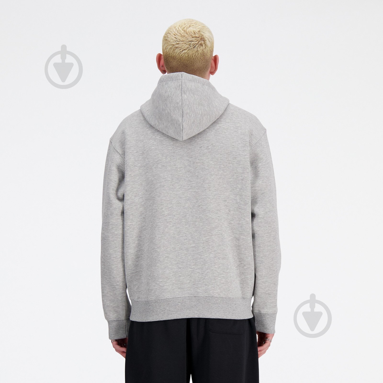 Джемпер New Balance Small Logo MT41508AG р.L серый - фото 2