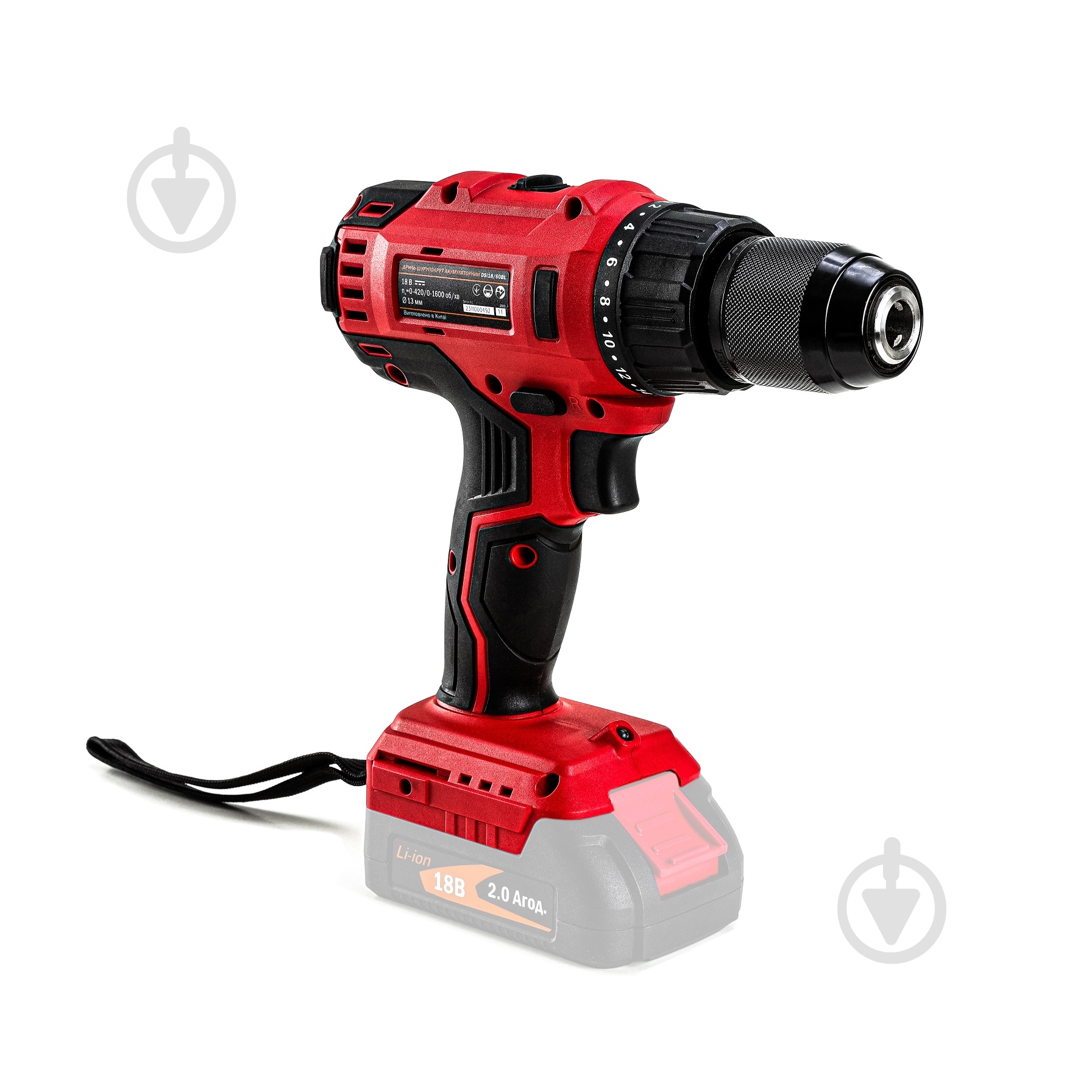 Шуруповерт ударний акумуляторний GTM DSI18/60BL_BARE TOOL - фото 2