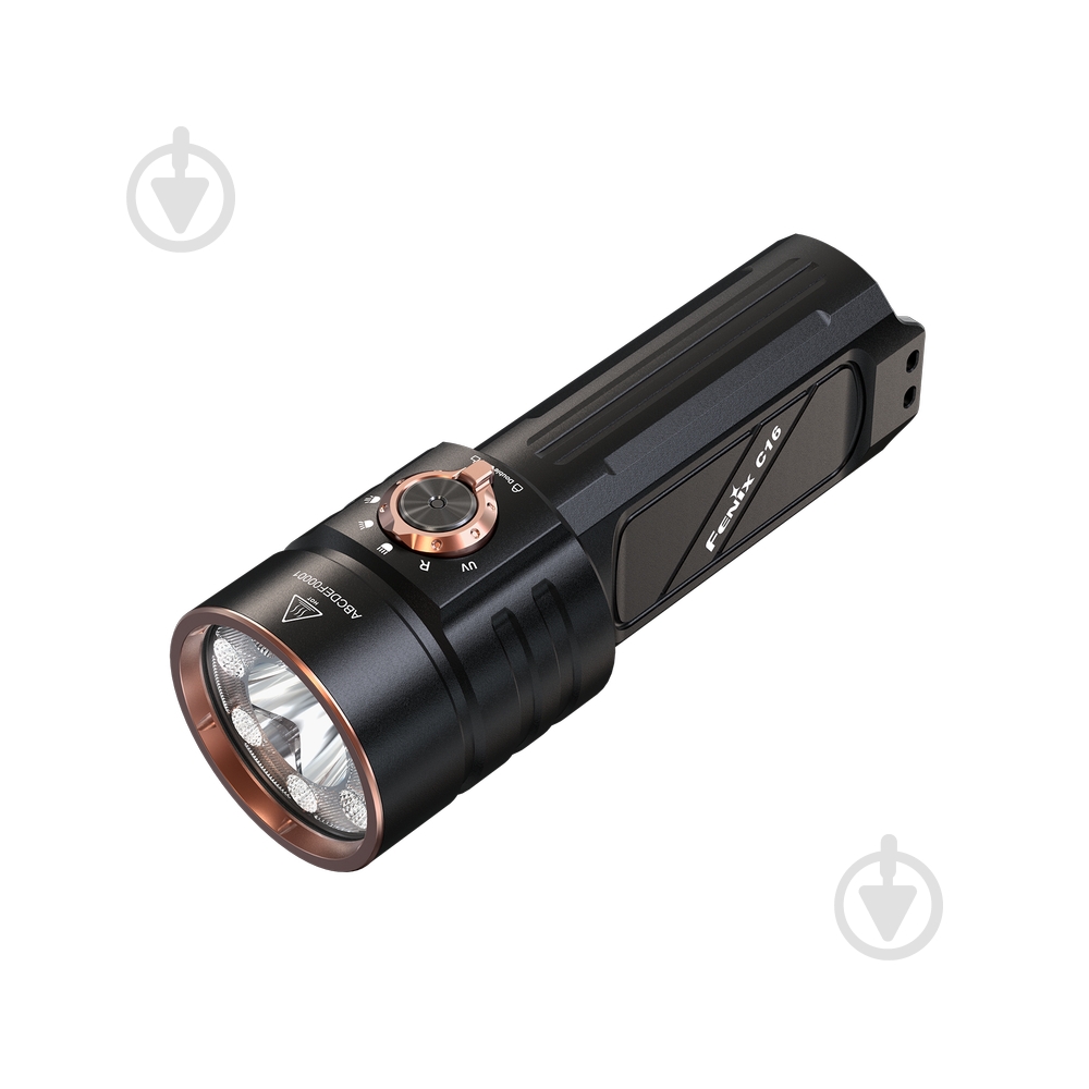 Фонарь ручной Fenix Light 6000 Lm черный C16 - фото 1
