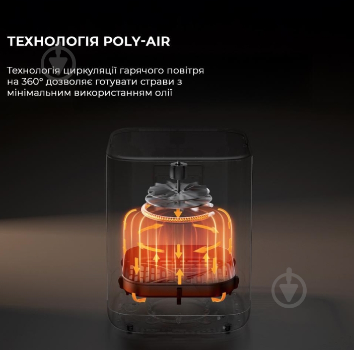 Мультипечь MOVA AeroChef FD10 Pro Black (VFF12A-BL) - фото 16