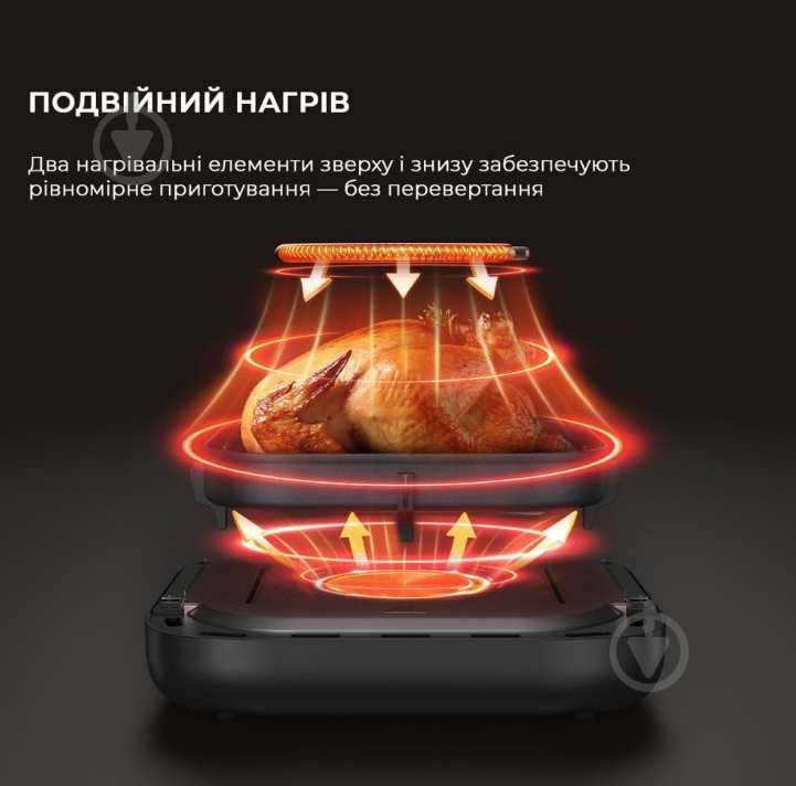 Мультипечь MOVA AeroChef FD10 Pro Black (VFF12A-BL) - фото 15