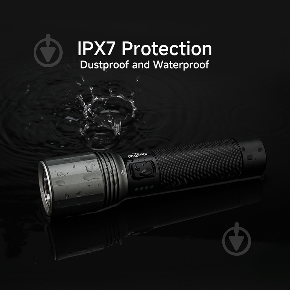 Ліхтар ручний NexTool Flashlight T10 2000 Lm чорний NE20343 - фото 6 Ліхтар ручний NexTool Flashlight T10 2000 Lm чорний NE20343 - фото 6