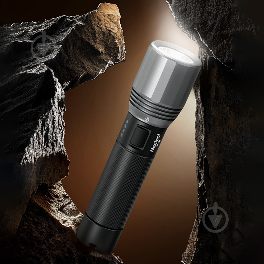 Ліхтар ручний NexTool Flashlight T10 2000 Lm чорний NE20343 - фото 5 Ліхтар ручний NexTool Flashlight T10 2000 Lm чорний NE20343 - фото 5