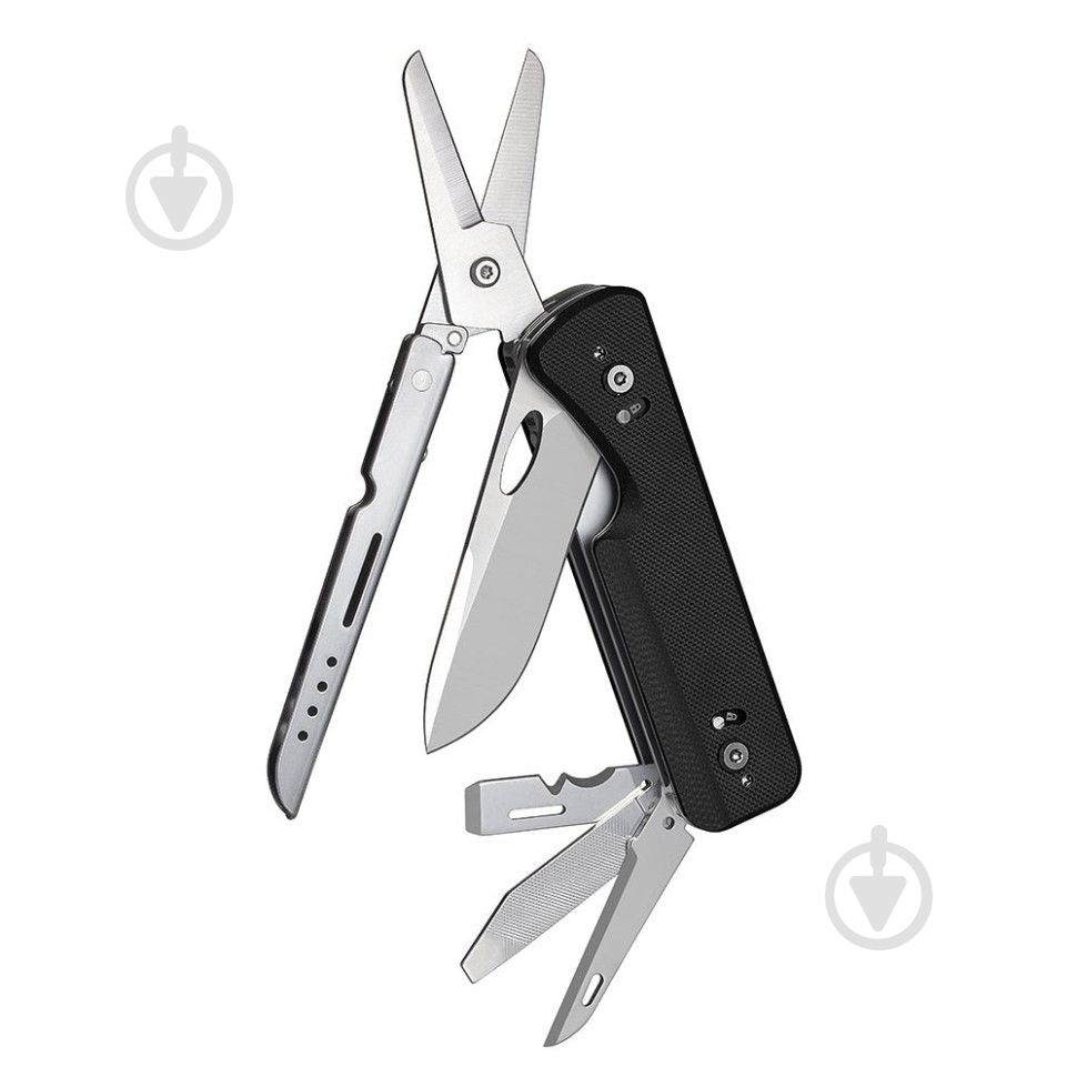 Мультитул Roxon Flex S505G, черный (14 в 1) S505GNoir - фото 1