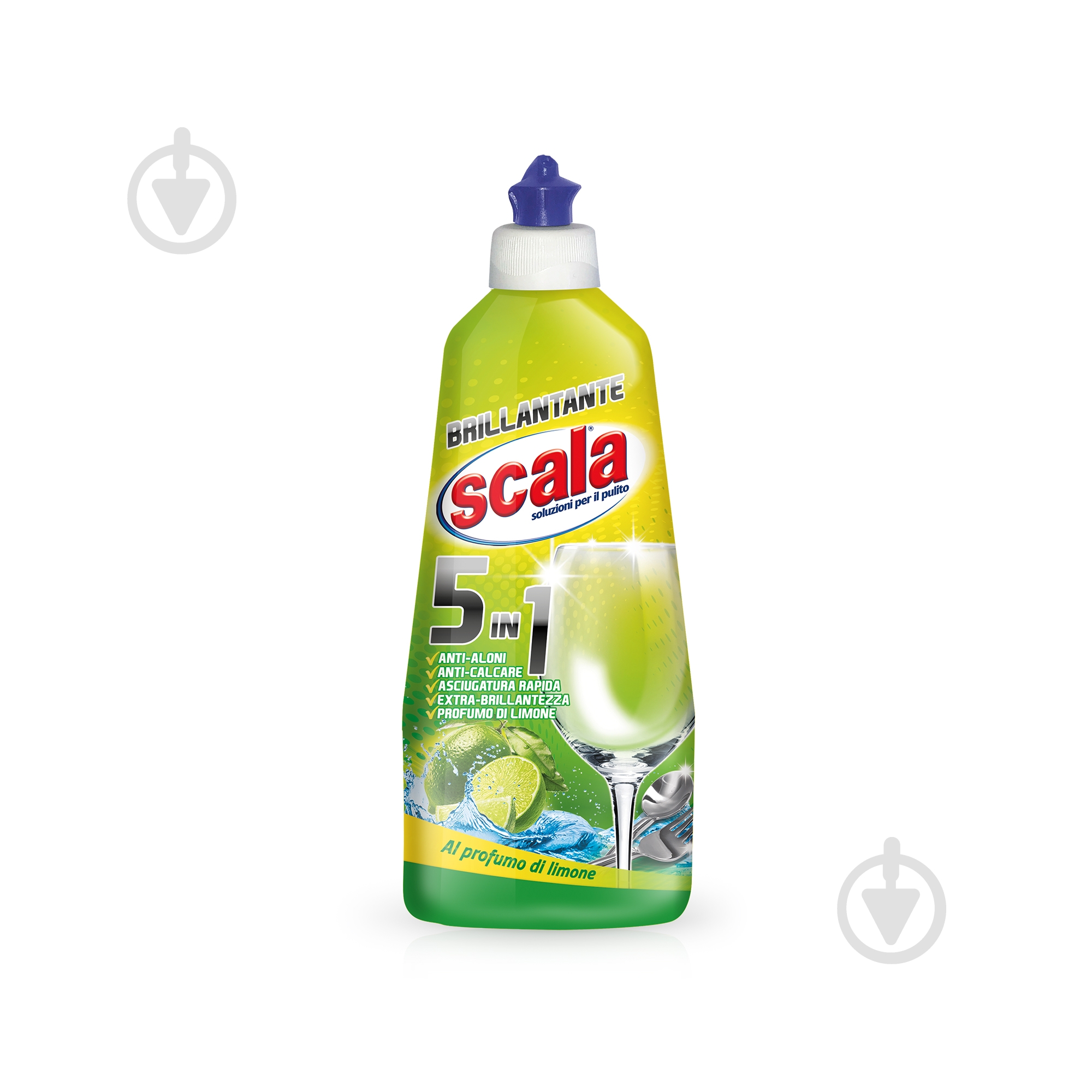 Ополаскиватель для посудомоечных машин Scala Brilliante 5 in 1 Limone 0,5 л - фото 1 Ополаскиватель для посудомоечных машин Scala Brilliante 5 in 1 Limone 0,5 л - фото 1