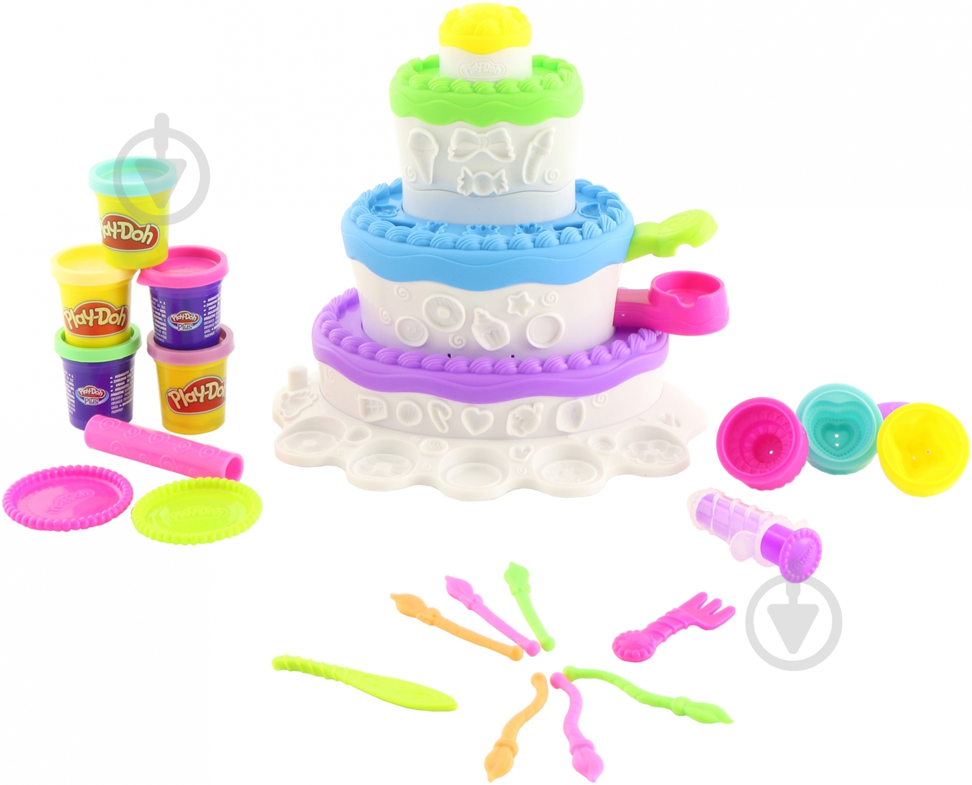 Набор для лепки Play-Doh Праздничный торт А7401 - фото 2