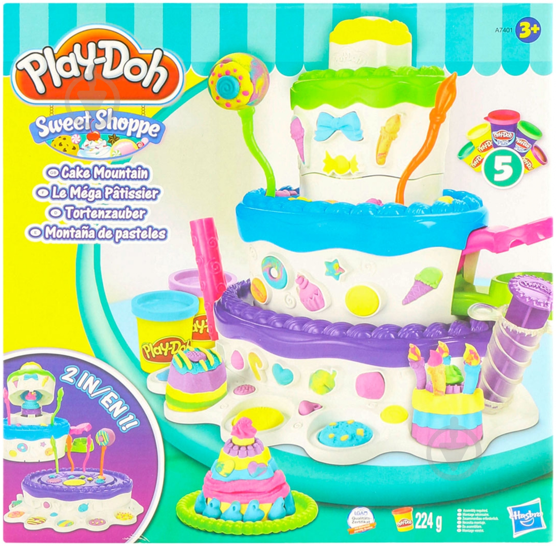 Набор для лепки Play-Doh Праздничный торт А7401 - фото 1