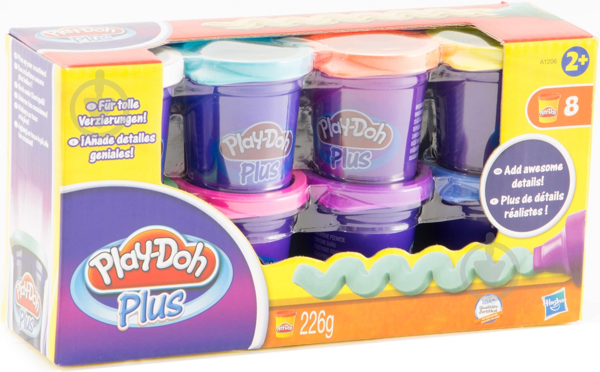Набір для ліплення Play-Doh 8 баночок А1206 - фото 3