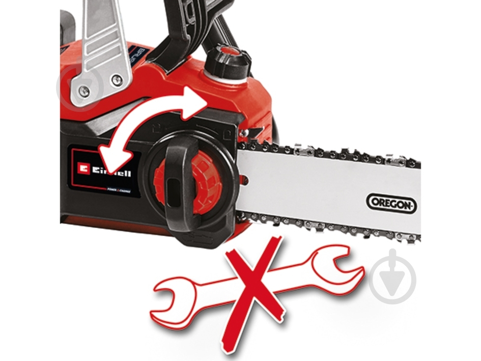 Пила цепная аккумуляторная Einhell GE-LC 36/35 Li - Solo 4501780 - фото 11