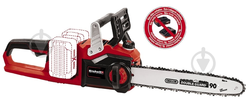 Пила цепная аккумуляторная Einhell GE-LC 36/35 Li - Solo 4501780 - фото 1